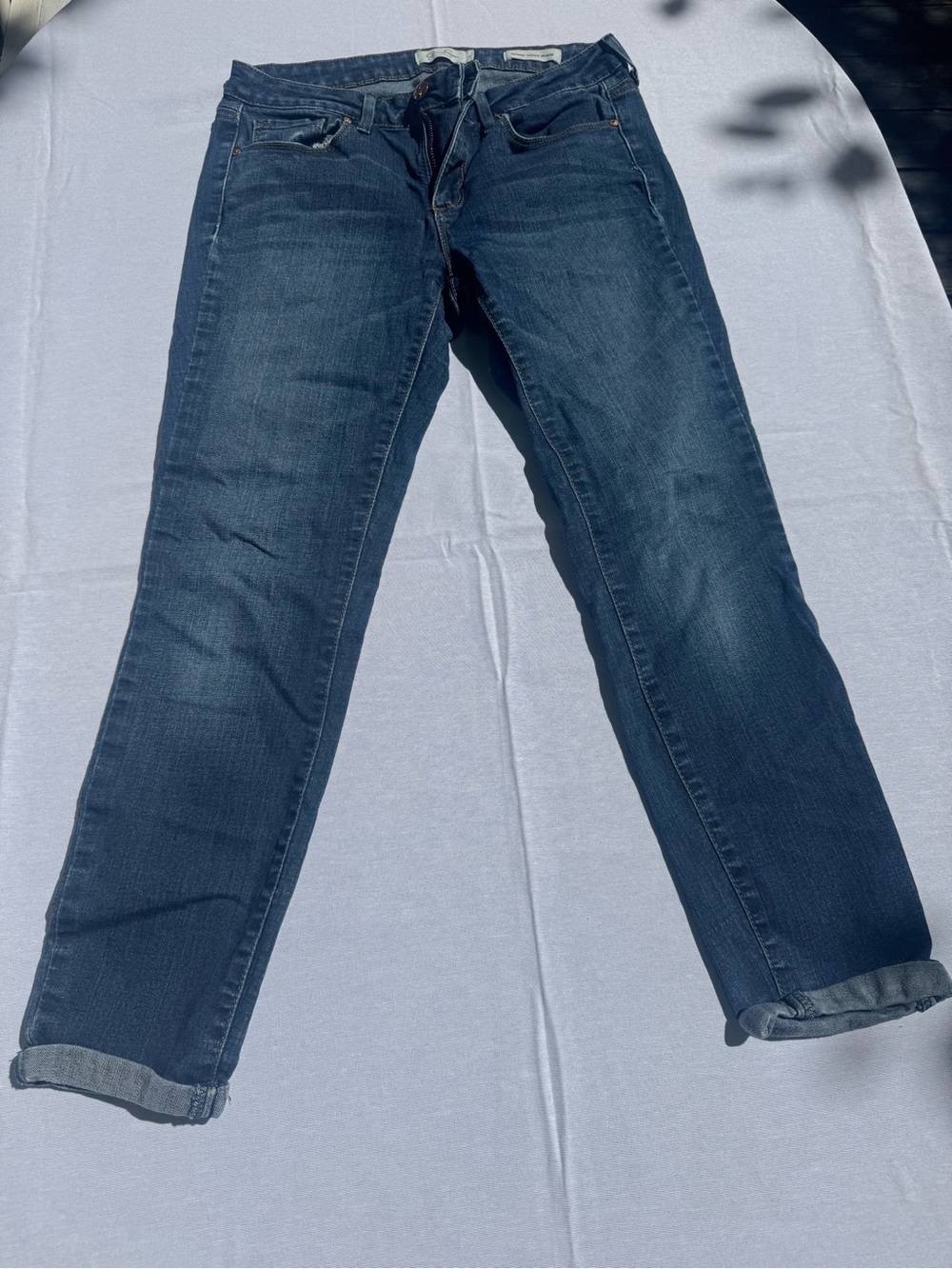 Jessica Simpson Dark Blue Boyfriend Jeans